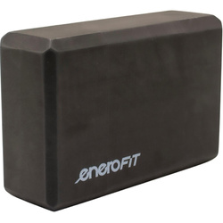 BLOK KOSTKA DO ĆWICZEŃ JOGI CZARNA ENERO FIT