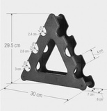 Stojak na hantle gimnastyczne