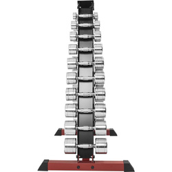 Stojak na hantle chromowane