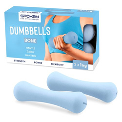 Zestaw hantli neoprenowych Spokey BONE 2 x 1 kg