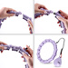 ZESTAW HULA HOP OHA02 VIOLET Z WYPUSTKAMI I OBCIĄŻNIKIEM ONE FITNESS + PAS BR160
