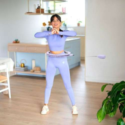 HULA HOP HHM14 VIOLET Z MAGNESAMI I OBCIĄŻNIKIEM + LICZNIK HMS