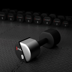 HPT09 2 x 9 KG HANTLE POLIURETANOWE TPU HMS