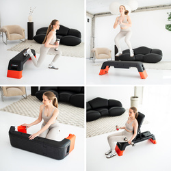 AS009 PRO STEP DO AEROBIKU REGULOWANY Z FUNKCJĄ ŁAWKI COMMERCIAL HMS