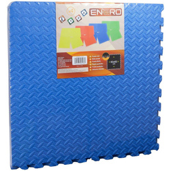 Mata puzzle piankowe Eva 60x60x1,2cm kpl. 4szt Enero niebieska