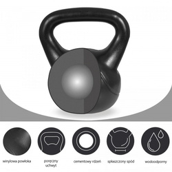 2kg Winylowe Kettlebell