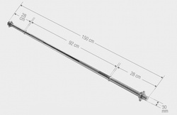 Gryf Gwiazdkowy 150cm Prosty