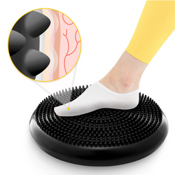 Poduszka sensomotoryczna czarna 4FIZJO Pro + pompka gratis