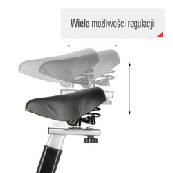 Rower Spiningowz 7KG ONE FITNESS SW2501 YELLOW