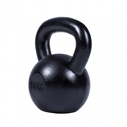 Kettlebell żeliwny czarny 16kg (NOR)