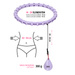 ZESTAW HULA HOP OHA02 VIOLET Z WYPUSTKAMI I OBCIĄŻNIKIEM ONE FITNESS + PAS BR160