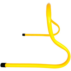 Mini płotek treningowy 30 cm| fluorescencyjny żółty | PVC | – Legend Sport