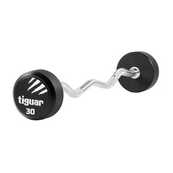 Tiguar barbell łamany PU 30 kg