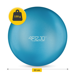 Piłka do pilatesu i rehabilitacji 22 cm niebieska 4fizjo