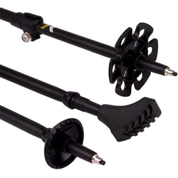 Kije Nordic walking w pokrowcu EVO Enero Pro czarny mat