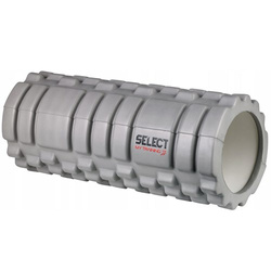 Wałek do masażu karbowany EVA 32x13.5cm szary