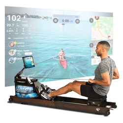 Wioślarz wodny Christopeit Hudson bambusowy