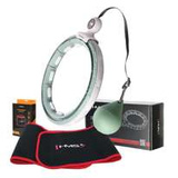 ZESTAW HULA HOP MAGNETYCZNY GREEN HHM15 Z LICZNIKIEM HMS + PAS WYSZCZUPLAJĄCY BR163 RED