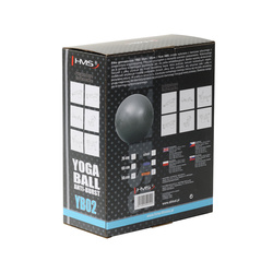 YB02N 55CM ORANGE ANTI-BURST PIŁKA GIMNASTYCZNA HMS