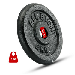 OBCIĄŻENIE ALLRIGHT CZARNE 2kg