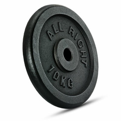 OBCIĄŻENIE ALLRIGHT CZARNE 10kg