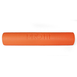 Mata do yogi Profit Slim 173x61x0,5cm pomarańczowa DK 2203