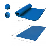 Duża Mata do Jogi Deluxe Błękit królewski
