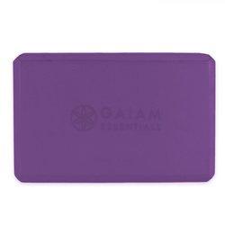 GAIAM ESSENTIALS KOSTKA DO JOGI Z PIANKI FIOLETOWA 63517