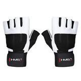 RST04 WHITE-BLACK ROZM. M RĘKAWICE NA SIŁOWNIĘ HMS