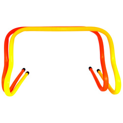 Mini płotek treningowy 30 cm| fluorescencyjny żółty | PVC | – Legend Sport