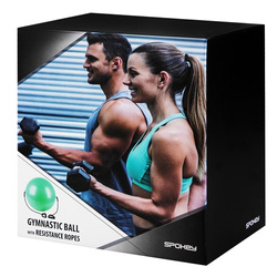 Piłka gimnastyczna z ekspanderami Spokey BANSAY