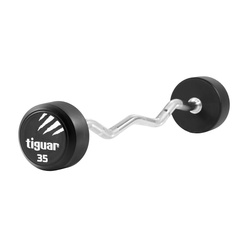 Tiguar barbell łamany PU 35 kg
