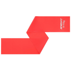 TAŚMA TRENINGOWA DO ĆWICZEŃ PILATES 200x15cm 0,30mm 9-11 kg CZERWONA