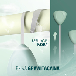 HULA HOP  HHM14  GREEN Z MAGNESAMI I OBCIĄŻNIKIEM + LICZNIK HMS