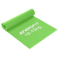 TAŚMA TRENINGOWA GUMA OPOROWA DO ĆWICZEŃ 200x15cm 0,40mm 10-15 kg ZIELONA