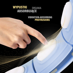  Hula  Hop  HHM15  BLUE z magnesem i obciążnikiem + licznik hms