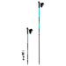 Kije nordic walking 105-135 cm czarno-niebieskie Spokey MEADOW