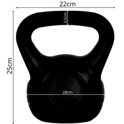 Hantla kompozytowa Kettlebell 8kg odważnik Eb Fit