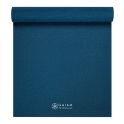 GAIAM ESSENTIALS MATA DO JOGI 6 MM Z PASKIEM NAVY 63314
