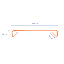 Metalowy płotek samowstający 20cm Legend