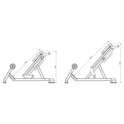 Ławka na grzbiet (prostowniki grzbietu) MP-L212 2.0- Marbo Sport