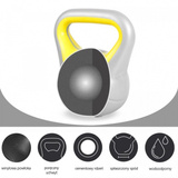 Kettlebell Winylowe kontrast 4kg