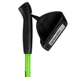 Kije nordic walking 105-135 cm czarno-zielone Spokey MEADOW