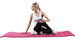 Duża Mata do Jogi Deluxe Fuksja