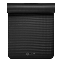 GAIAM MATA FITNESS 10 MM Z PASKIEM CZARNA 63319