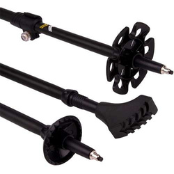 Kije Nordic walking w pokrowcu EVO Enero Pro czarny mat