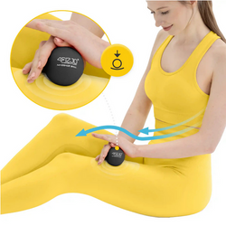 Piłka do masażu Lacrosse Massage Ball czarna 4fizjo 