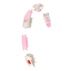 ZESTAW HULA HOP HHW06 PINK Z PIŁKĄ GRAWITACYJNĄ I LICZNIKIEM HMS + PAS BR163 BLACK PLUS SIZE