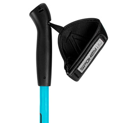 Kije nordic walking 105-135 cm czarno-niebieskie Spokey MEADOW