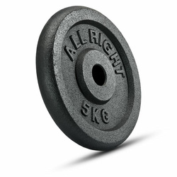 OBCIĄŻENIE ALLRIGHT CZARNE 5,00KG